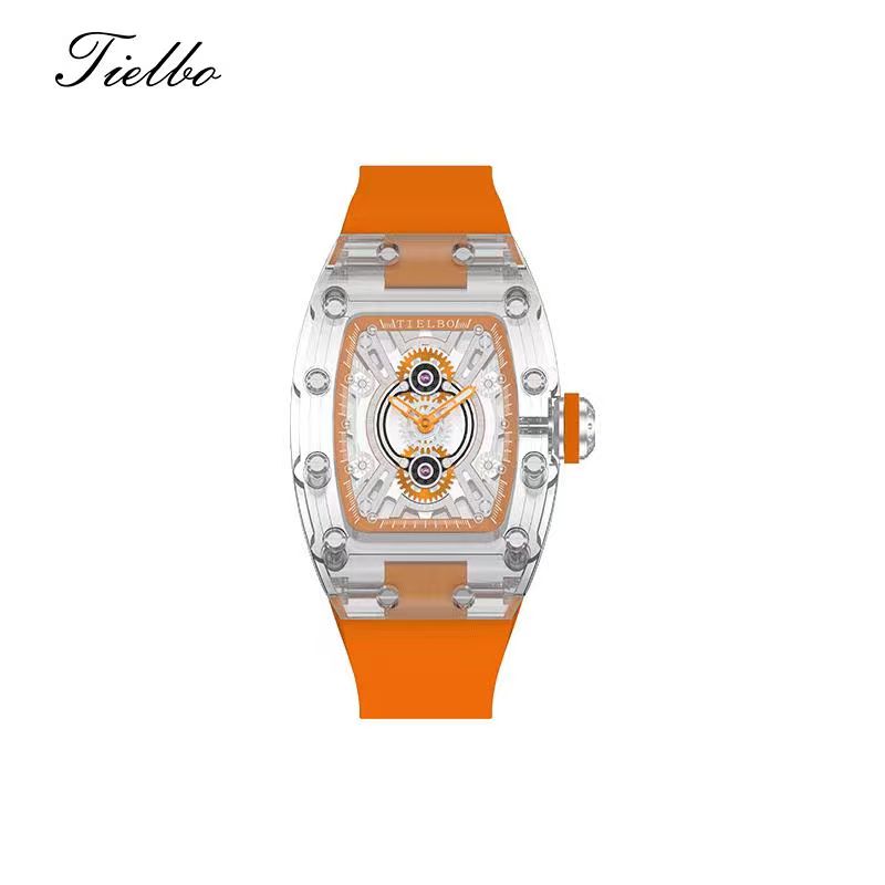 Women's Crystal Void Watch – Transparent, Skeleton, Automatic T823L