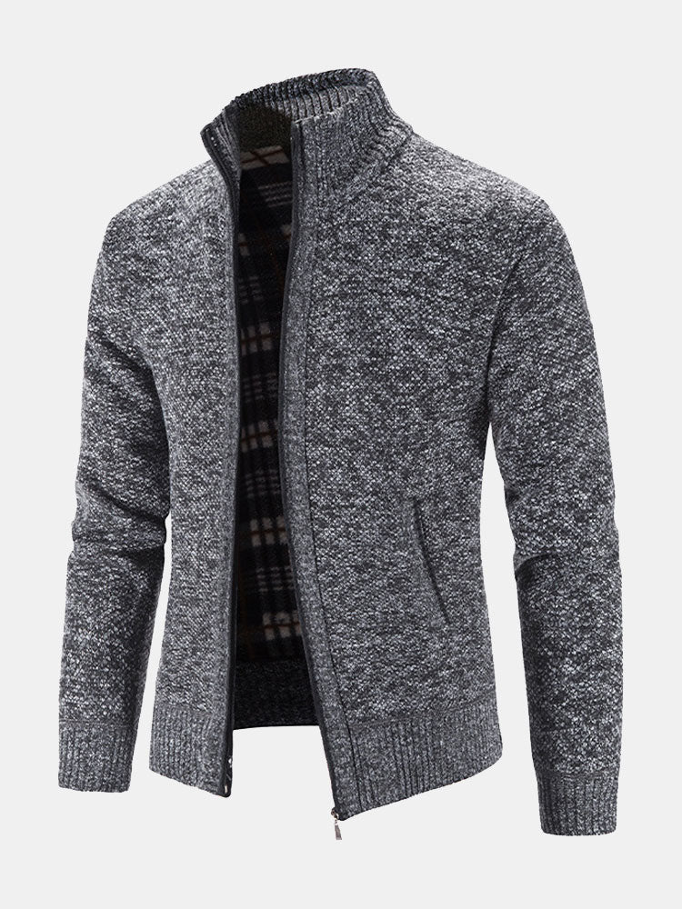 Man Zip Up Sweater - Naturzy