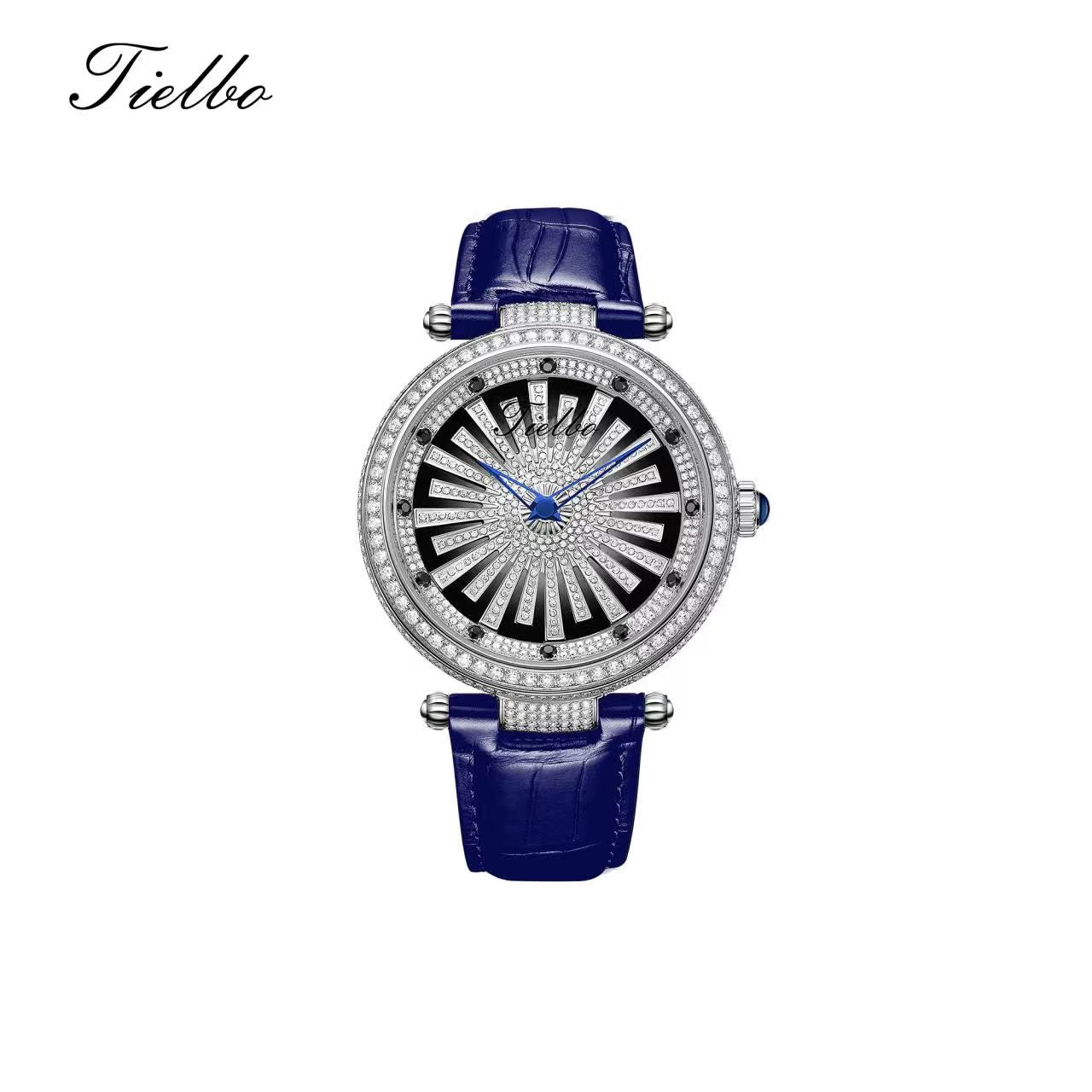 Dawn Fortune Watch – Rotating Dial, Iced-Out, 45mm T127M