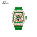 Crystal Storm Automatic Watch – Skeleton, 43×51mm, 368 Crystals T827M