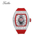 Women's Crystal Storm Watch – Quartz, Skeleton, 40×46mm T827L