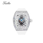 Women's Crystal Storm Watch – Quartz, Skeleton, 40×46mm T827L