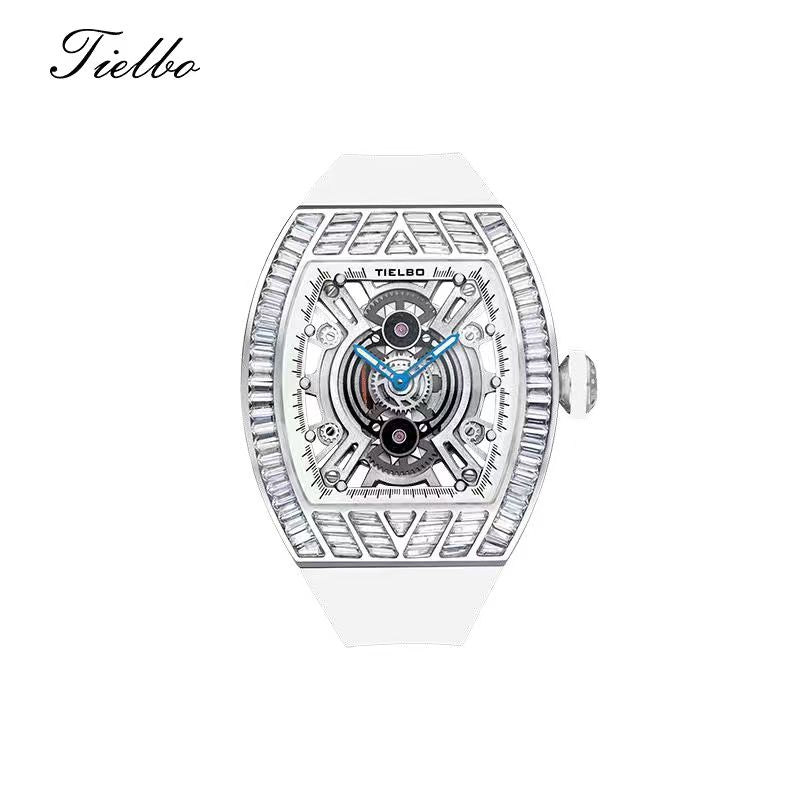 Women's Crystal Storm Watch – Quartz, Skeleton, 40×46mm T827L