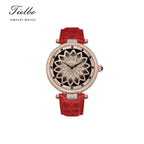 Women's Bloom Watch – Rotating Dial, Iced-Out, 42mm T127L