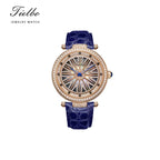 Fortune Flow Watch – Rotating Dial, Iced-Out, 45mm T127M