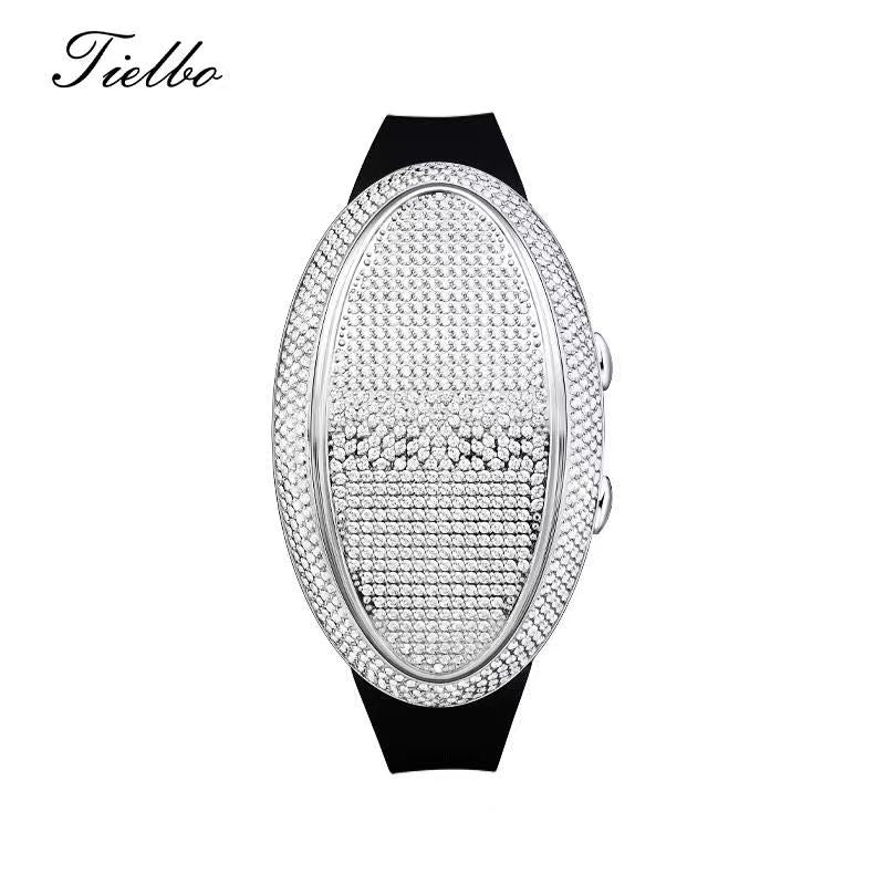 Women's Mystic Watch – Iced-Out, Quartz, 27×45mm T602L
