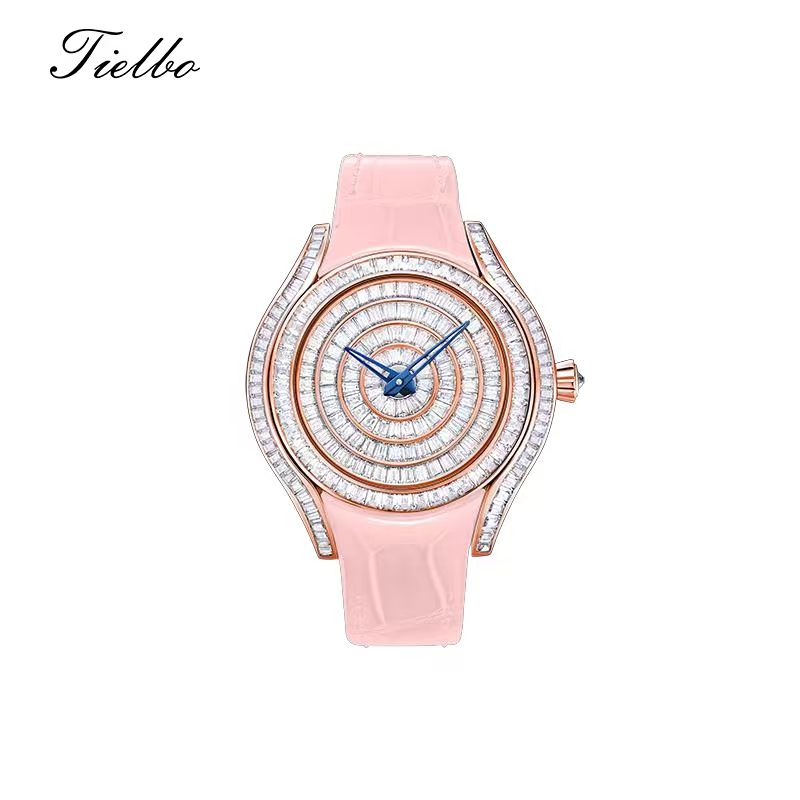 Women's Waltz Watch – Quartz, Elegant, Full Crystal T815L