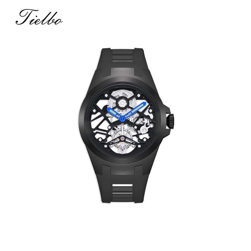 Tianzhou Skeleton Tourbillon Watch – Manual, Sapphire, 44mm T306M