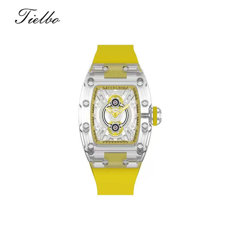 Women's Crystal Void Watch – Transparent, Skeleton, Automatic T823L