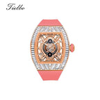 Women's Crystal Storm Watch – Quartz, Skeleton, 40×46mm T827L