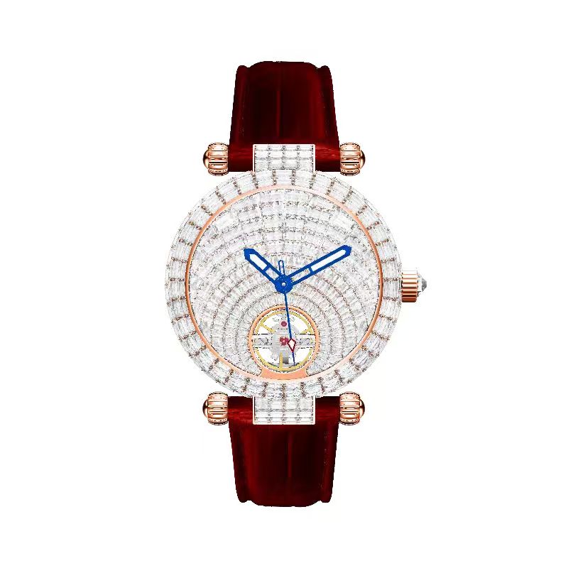 Women's Stellar Night Automatic Watch – 38mm, Full Crystal T856L