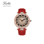 Women's Dawn Fortune Watch – Rotating Dial, Iced-Out, 42mm T127L