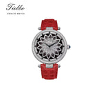Women's Bloom Watch – Rotating Dial, Iced-Out, 42mm T127L