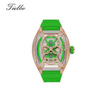 Kale Watch – Transparent, Iced-Out, Automatic T828M
