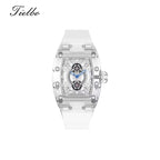 Women's Crystal Void Watch – Transparent, Skeleton, Automatic T823L