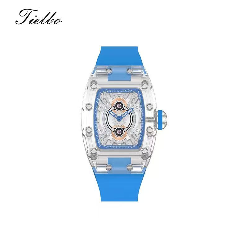 Women's Crystal Void Watch – Transparent, Skeleton, Automatic T823L