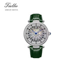 Fortune Flow Watch – Rotating Dial, Iced-Out, 45mm T127M