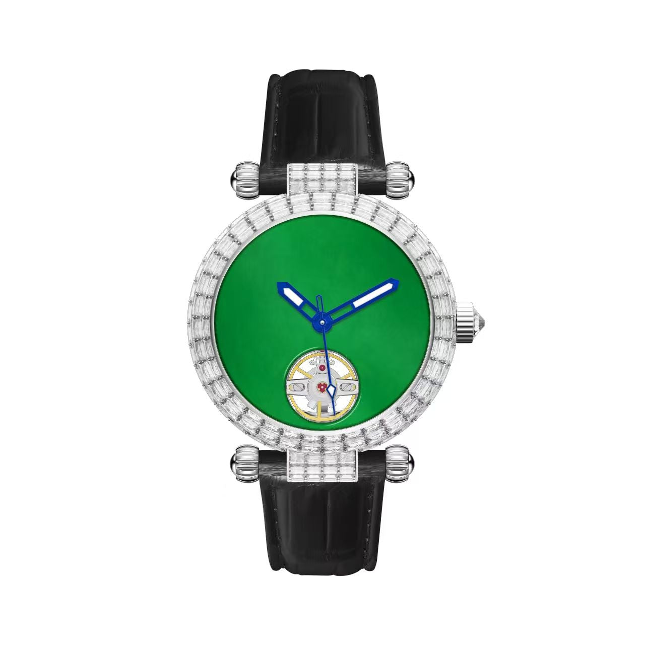 Women's Auspicious Jade Watch – Automatic, Jade Dial, 38mm T868L