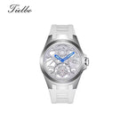 Tianzhou Skeleton Tourbillon Watch – Manual, Sapphire, 44mm T306M