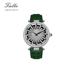 Women's Bloom Watch – Rotating Dial, Iced-Out, 42mm T127L