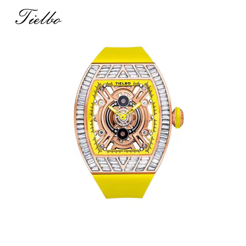 Women's Crystal Storm Watch – Quartz, Skeleton, 40×46mm T827L