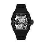Mecha Carbon Fiber Tourbillon Watch – Skeleton, Luminous, 43×52mm T601