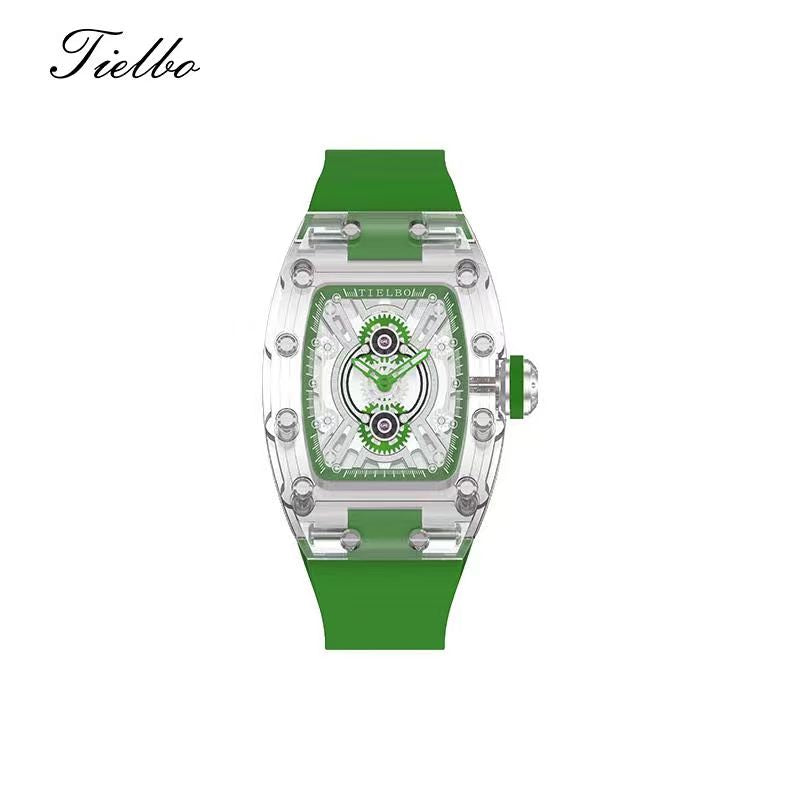 Women's Crystal Void Watch – Transparent, Skeleton, Automatic T823L