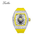 Women's Crystal Storm Watch – Quartz, Skeleton, 40×46mm T827L