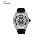 Kale Watch – Transparent, Iced-Out, Automatic T828M