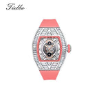 Crystal Storm Watch – Quartz, Skeleton, Crystal Inlay T827S