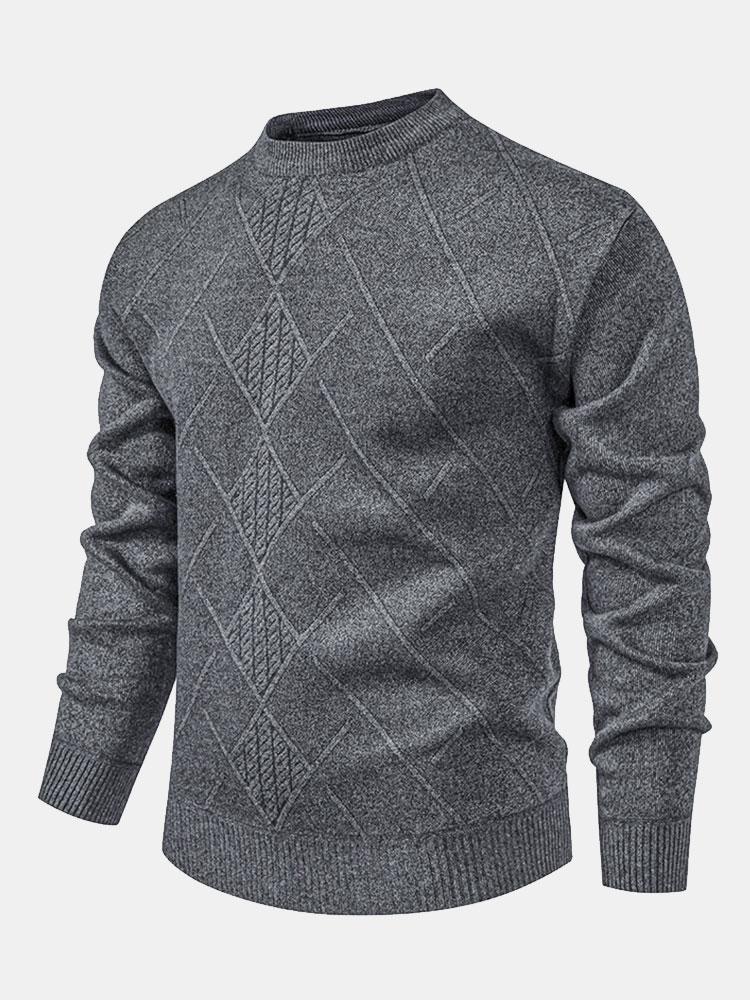 Geometric Rhombus Sweater - Naturzy