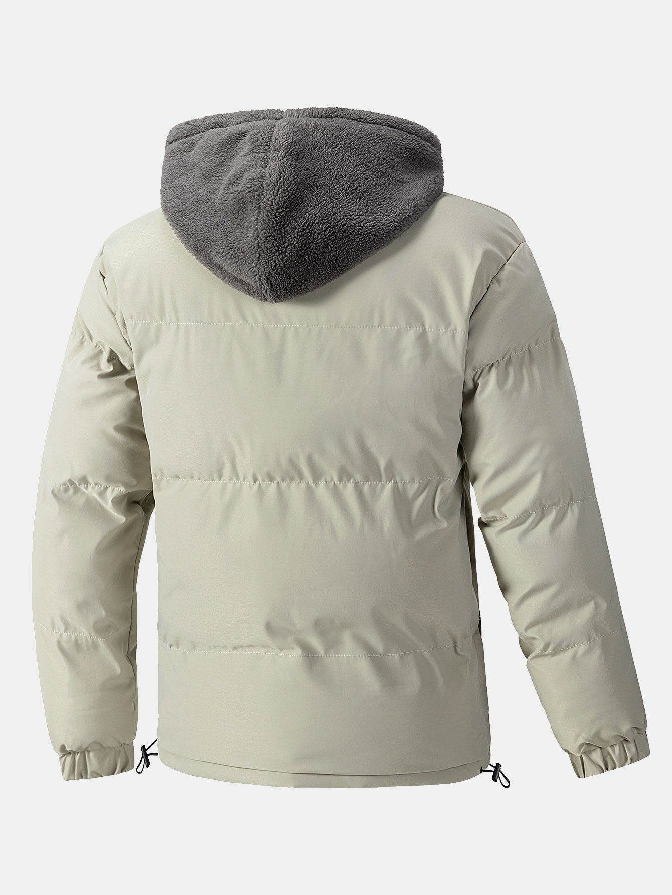 2 In 1 Teddy Hooded Puffer Jacket - Naturzy