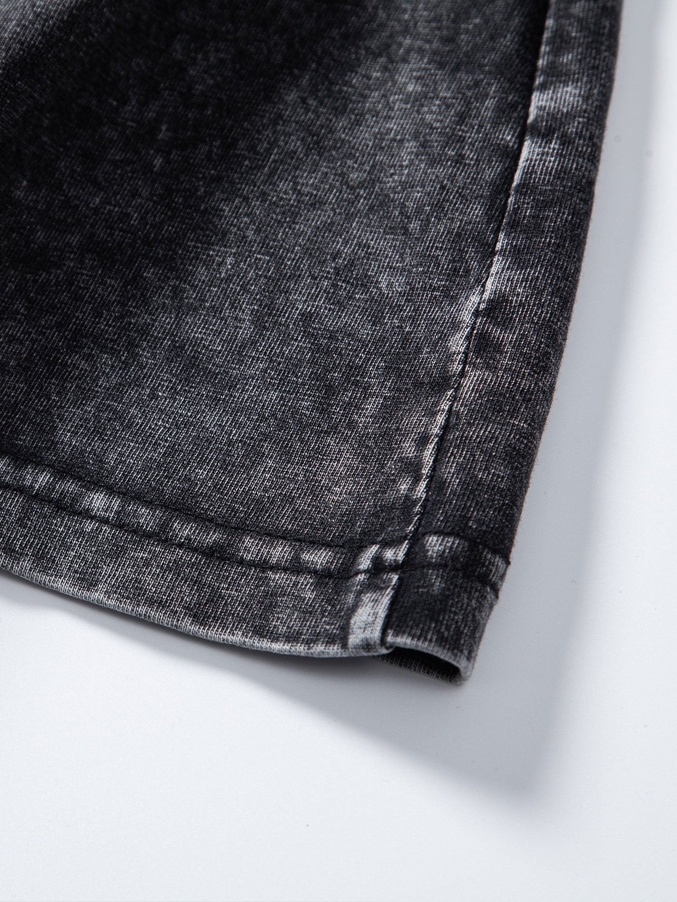 Basic Washed Distressed Drop Shoulder Oversize T-Shirt - Naturzy