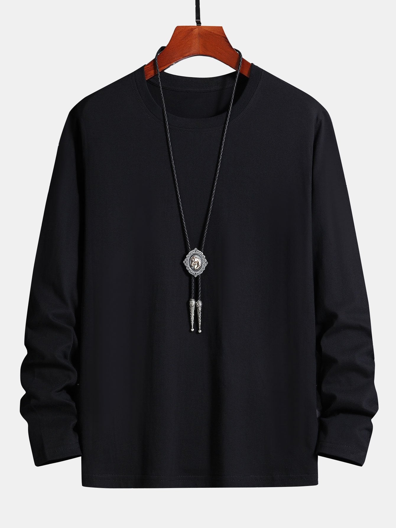 3 Pieces Basic Long Sleeve Cotton T-Shirt - Naturzy