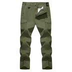Men's 9 Pockets Ripstop Water Repellent Tactical Pants